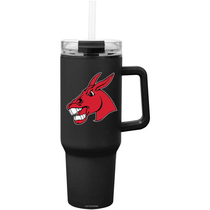 Fan Brander Quest Series 40oz Tumbler with Central Missouri Mules Secondary Logo