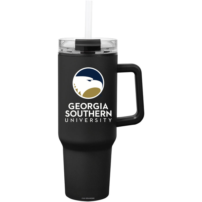 Fan Brander Quest Series 40oz Tumbler with Georgia Southern Eagles Primary Logo