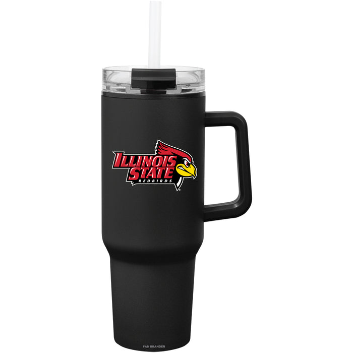 Fan Brander Quest Series 40oz Tumbler with Illinois State Redbirds Primary Logo