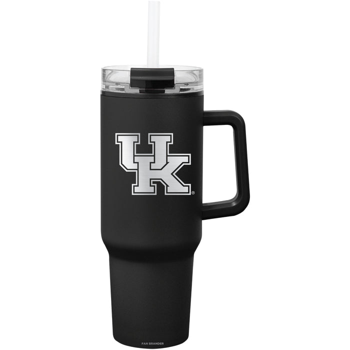 Fan Brander Quest Series 40oz Tumbler with Kentucky Wildcats Etched Primary Logo