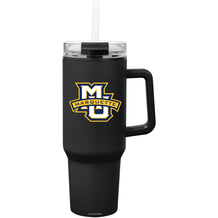 Fan Brander Quest Series 40oz Tumbler with Marquette Golden Eagles Primary Logo