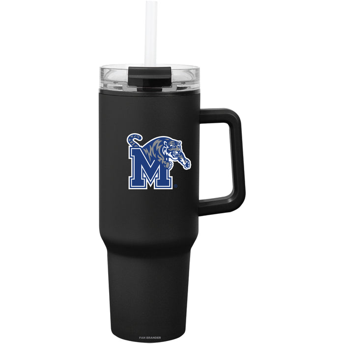 Fan Brander Quest Series 40oz Tumbler with Memphis Tigers Primary Logo