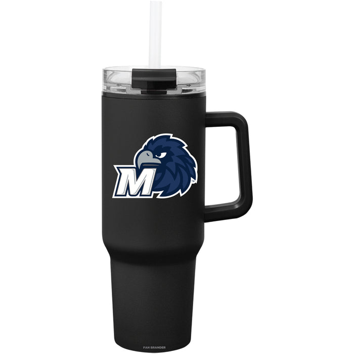 Fan Brander Quest Series 40oz Tumbler with Monmouth Hawks Secondary Logo