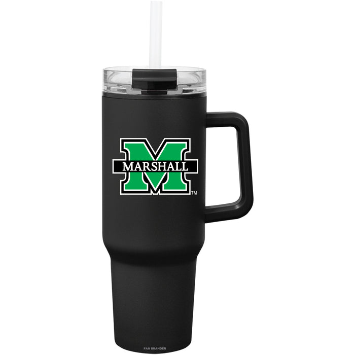 Fan Brander Quest Series 40oz Tumbler with Marshall Thundering Herd Primary Logo