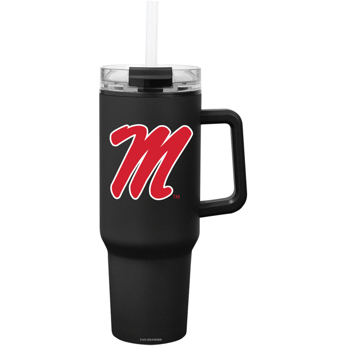 Fan Brander Quest Series 40oz Tumbler with Mississippi Ole Miss Secondary Logo
