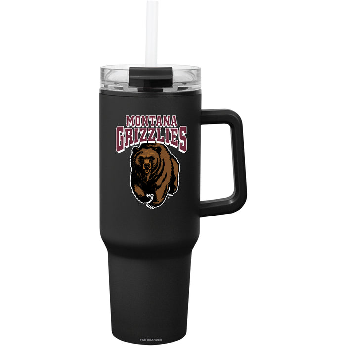 Fan Brander Quest Series 40oz Tumbler with Montana Grizzlies Primary Logo