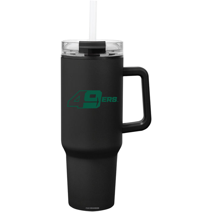 Fan Brander Quest Series 40oz Tumbler with Charlotte 49ers Secondary Logo