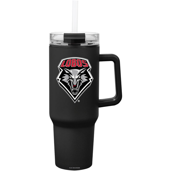 Fan Brander Quest Series 40oz Tumbler with New Mexico Lobos Primary Logo