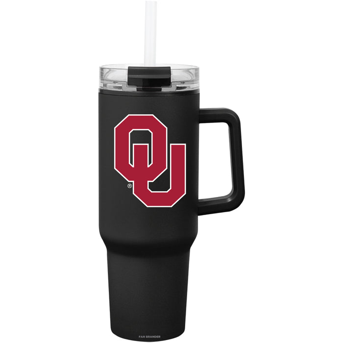 Fan Brander Quest Series 40oz Tumbler with Oklahoma Sooners Primary Logo