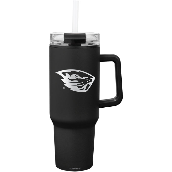 Fan Brander Quest Series 40oz Tumbler with Oregon State Beavers Etched Primary Logo
