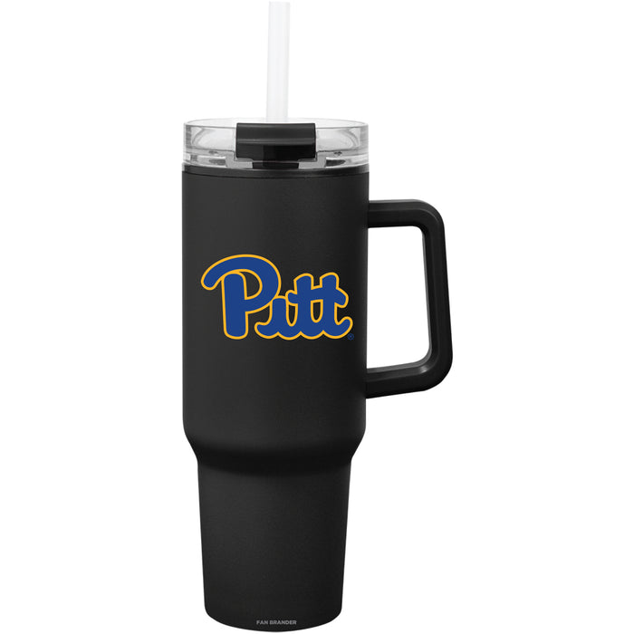 Fan Brander Quest Series 40oz Tumbler with Pittsburgh Panthers Primary Logo