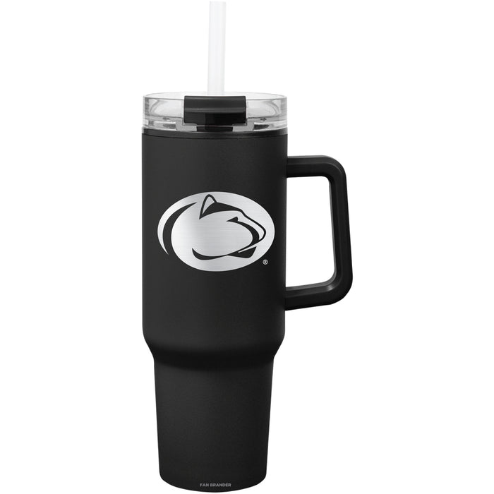 Fan Brander Quest Series 40oz Tumbler with Penn State Nittany Lions Etched Primary Logo