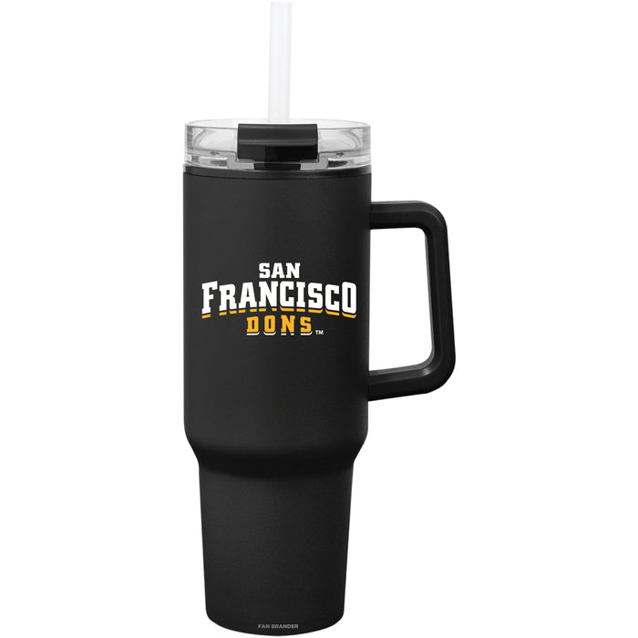 Fan Brander Quest Series 40oz Tumbler with San Francisco Dons Primary Logo