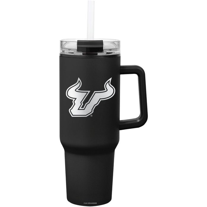 Fan Brander Quest Series 40oz Tumbler with South Florida Bulls Etched Primary Logo