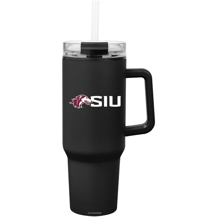 Fan Brander Quest Series 40oz Tumbler with Southern Illinois Salukis Secondary Logo