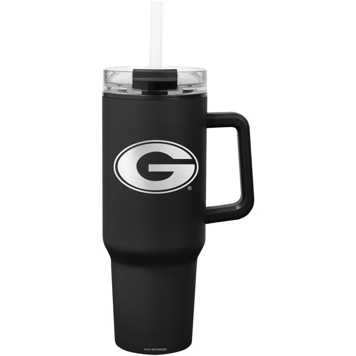 Fan Brander Quest Series 40oz Tumbler with Georgia Bulldogs Etched Primary Logo