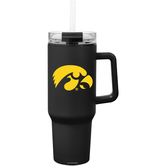 Fan Brander Quest Series 40oz Tumbler with Iowa Hawkeyes Primary Logo