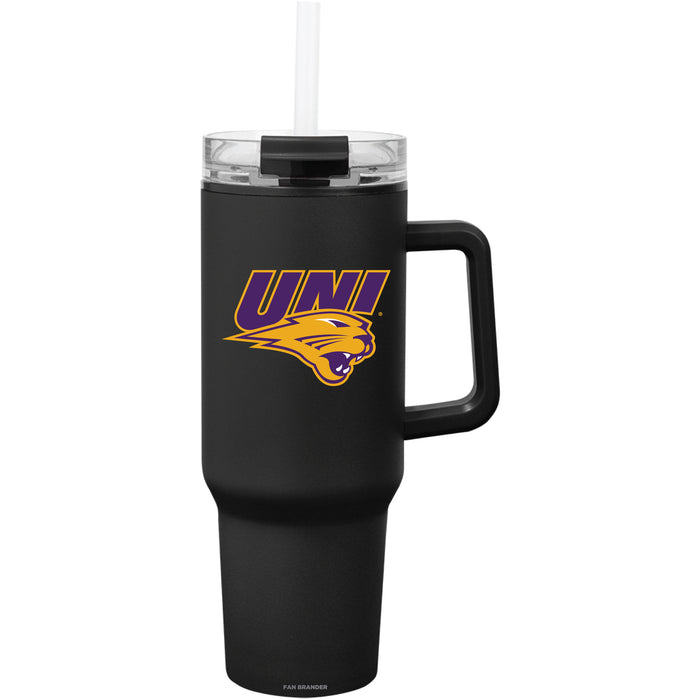 Fan Brander Quest Series 40oz Tumbler with Northern Iowa Panthers Primary Logo