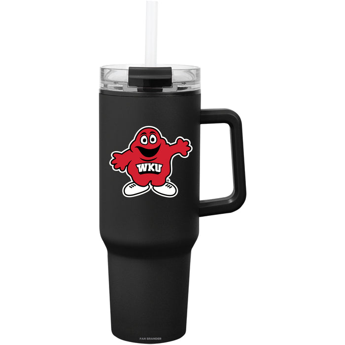 Fan Brander Quest Series 40oz Tumbler with Western Kentucky Hilltoppers Secondary Logo