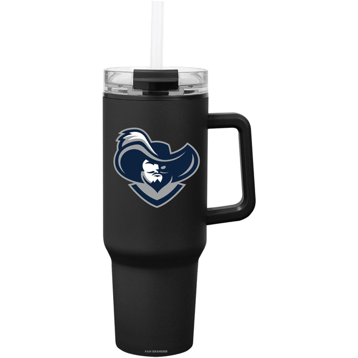 Fan Brander Quest Series 40oz Tumbler with Xavier Musketeers Secondary Logo