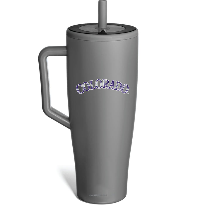 BruMate Era Tumbler with Colorado Rockies Workmark Logo