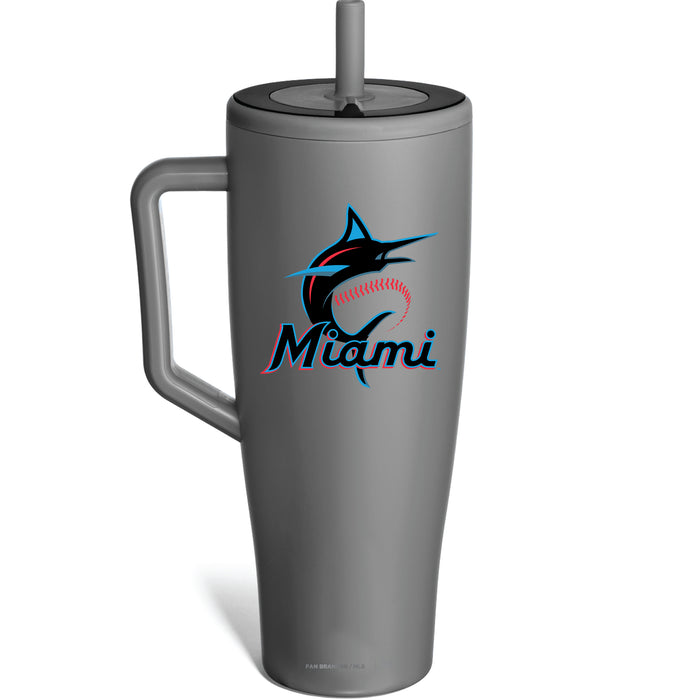 BruMate Era Tumbler with Miami Marlins Primary Logo