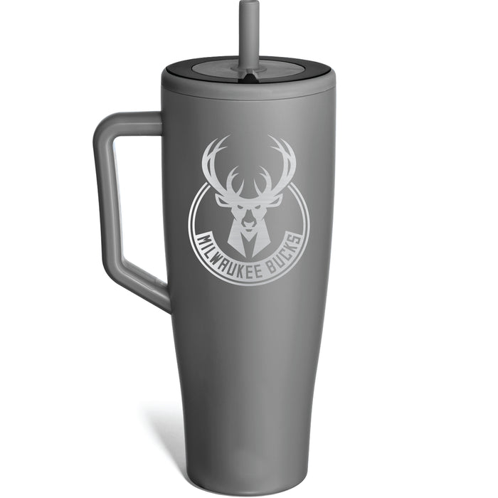 BruMate Era Tumbler with Milwaukee Bucks Etched Primary Logo