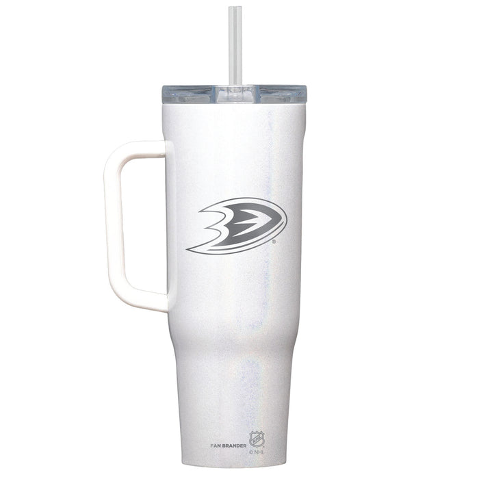 Corkcicle Cruiser 40oz Tumbler with Anaheim Ducks Etched Primary Logo