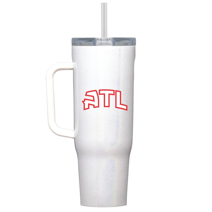 Corkcicle Cruiser 40oz Tumbler with Atlanta Hawks Secondary Logo