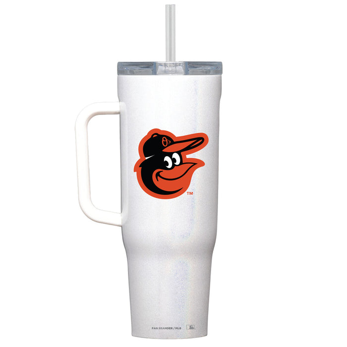 Corkcicle Cruiser 40oz Tumbler with Baltimore Orioles Primary Logo