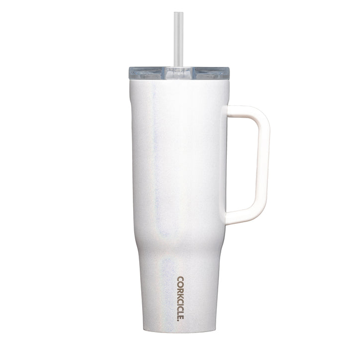 Corkcicle Cruiser 40oz Tumbler with Miami Hurricanes Etched Primary Logo