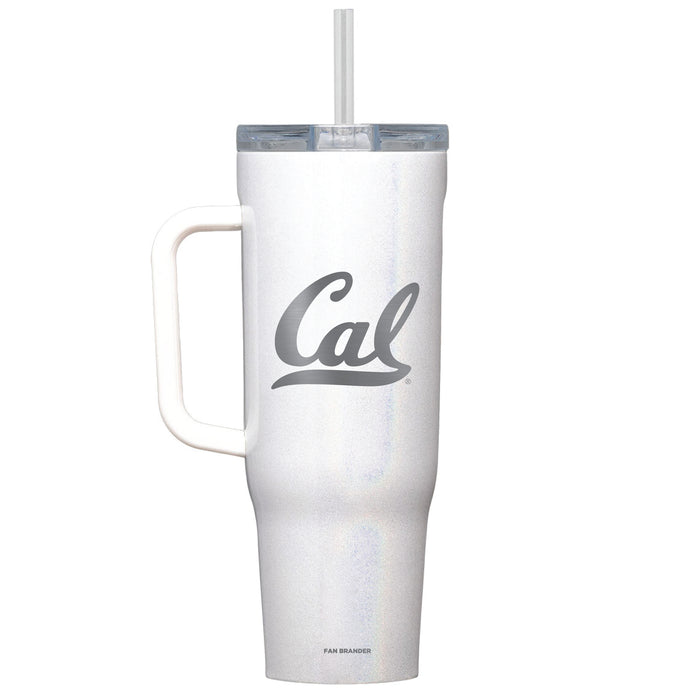 Corkcicle Cruiser 40oz Tumbler with California Bears Etched Primary Logo