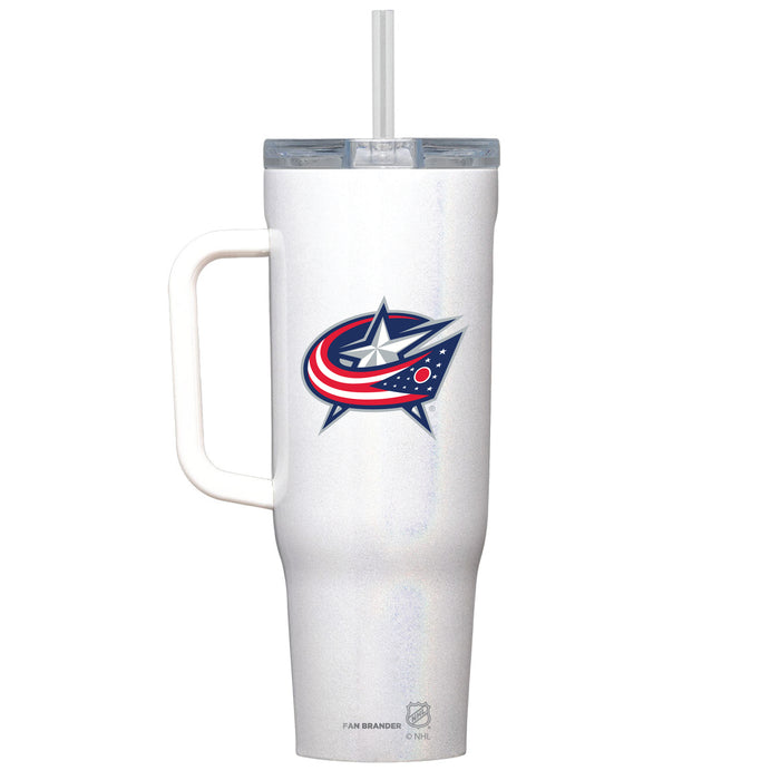 Corkcicle Cruiser 40oz Tumbler with Columbus Blue Jackets Primary Logo