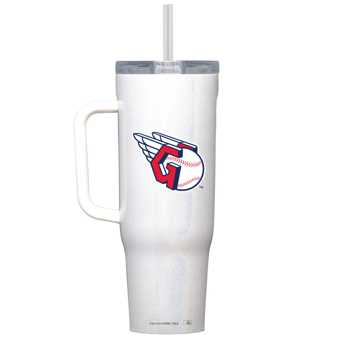 Corkcicle Cruiser 40oz Tumbler with Cleveland Guardians Primary Logo