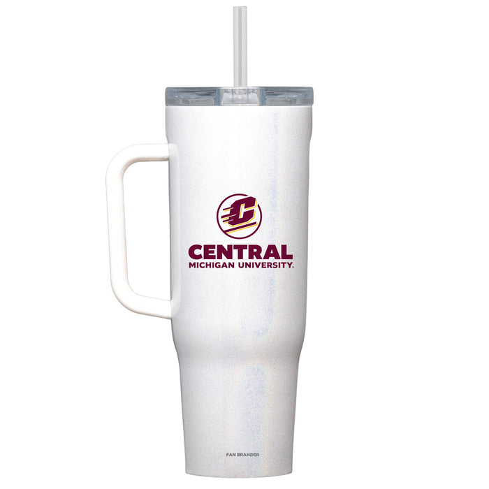 Corkcicle Cruiser 40oz Tumbler with Central Michigan Chippewas Secondary Logo