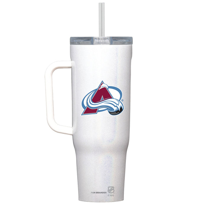 Corkcicle Cruiser 40oz Tumbler with Colorado Avalanche Primary Logo