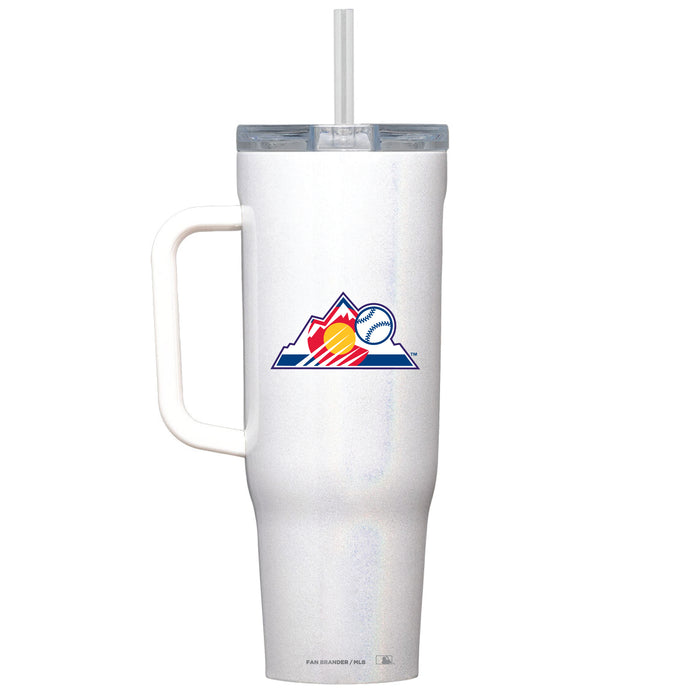 Corkcicle Cruiser 40oz Tumbler with Colorado Rockies Secondary Logo