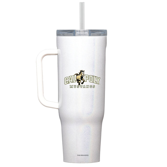 Corkcicle Cruiser 40oz Tumbler with Cal Poly Mustangs Primary Logo