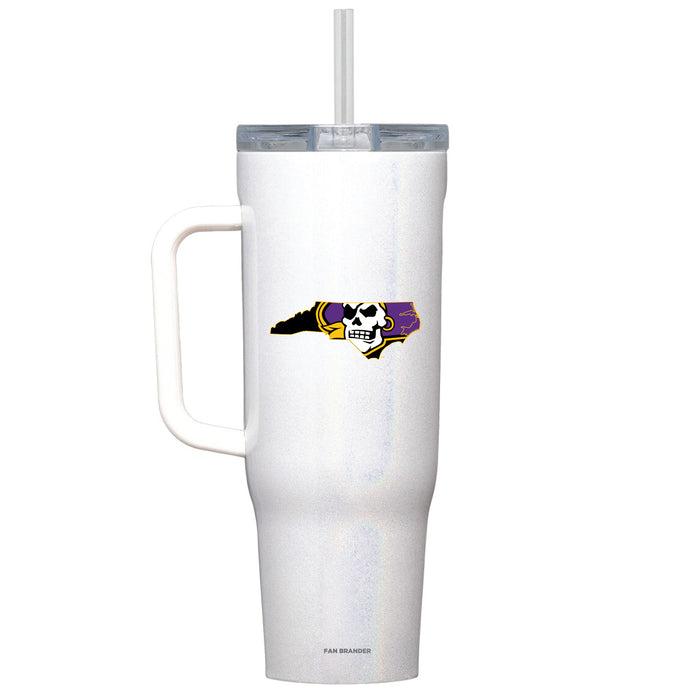 Corkcicle Cruiser 40oz Tumbler with East Carolina Pirates Secondary Logo