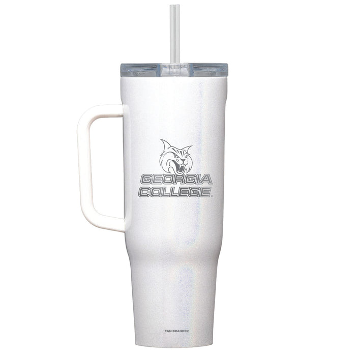 Corkcicle Cruiser 40oz Tumbler with Georgia State University Panthers Etched Primary Logo
