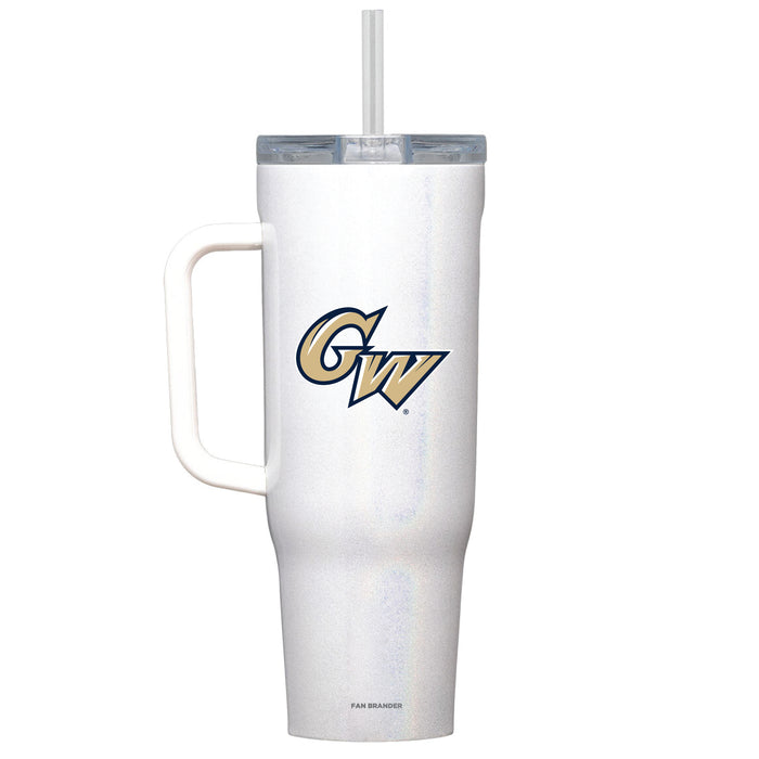 Corkcicle Cruiser 40oz Tumbler with George Washington Colonials Primary Logo