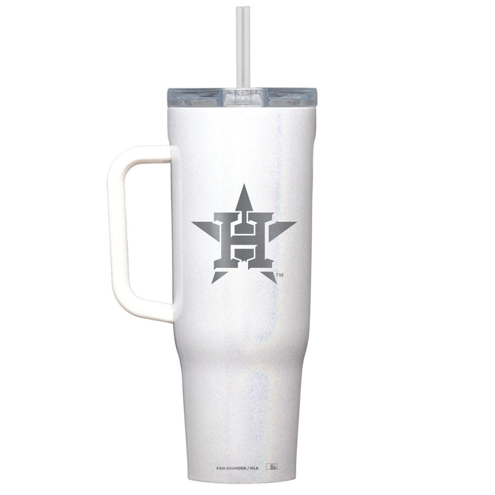 Corkcicle Cruiser 40oz Tumbler with Houston Astros Etched Primary Logo
