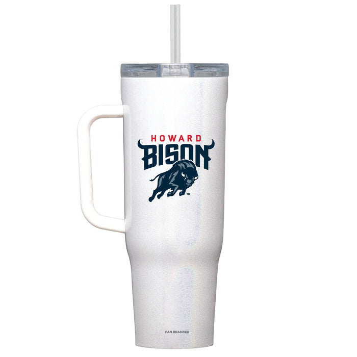 Corkcicle Cruiser 40oz Tumbler with Howard Bison Secondary Logo