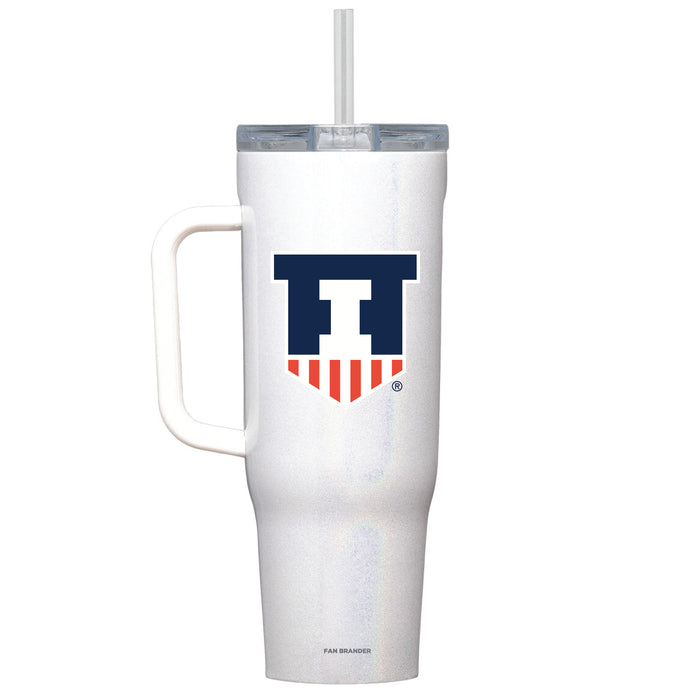 Corkcicle Cruiser 40oz Tumbler with Illinois Fighting Illini Secondary Logo