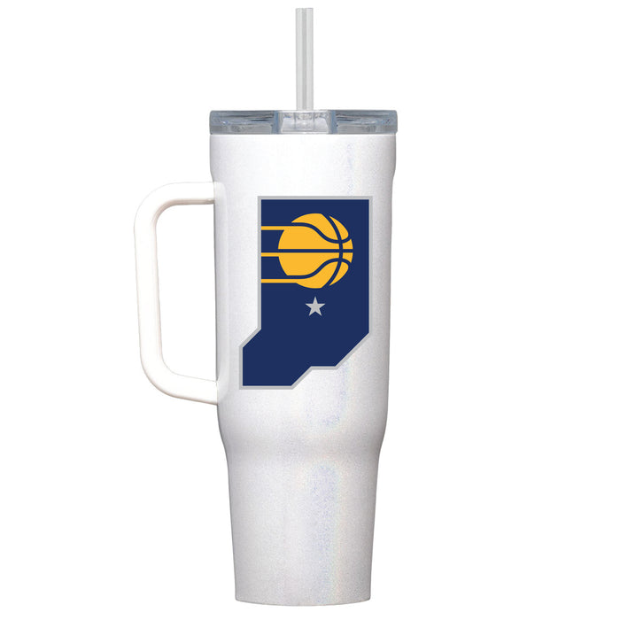 Corkcicle Cruiser 40oz Tumbler with Indiana Pacers Secondary Logo