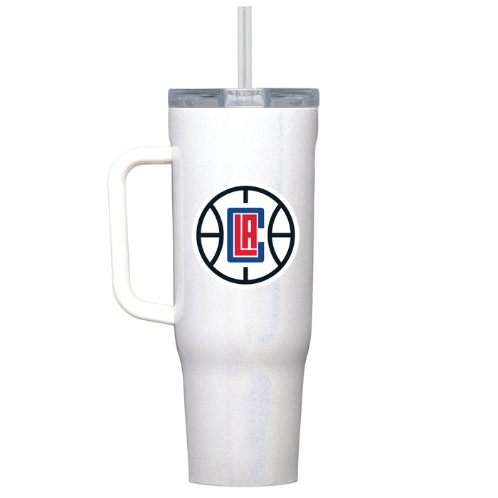 Corkcicle Cruiser 40oz Tumbler with LA Clippers Primary Logo