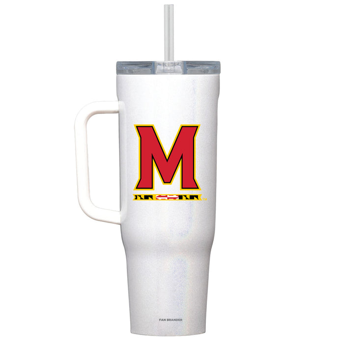 Corkcicle Cruiser 40oz Tumbler with Maryland Terrapins Primary Logo