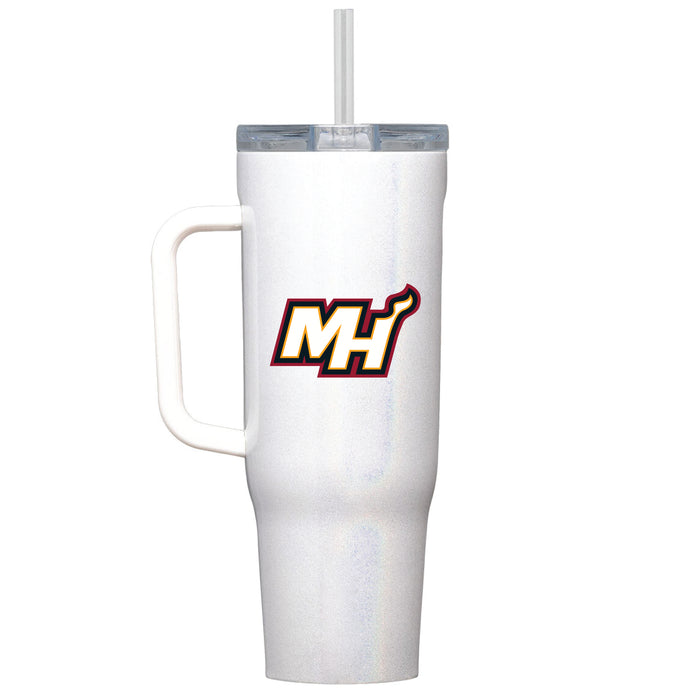 Corkcicle Cruiser 40oz Tumbler with Miami Heat Secondary Logo