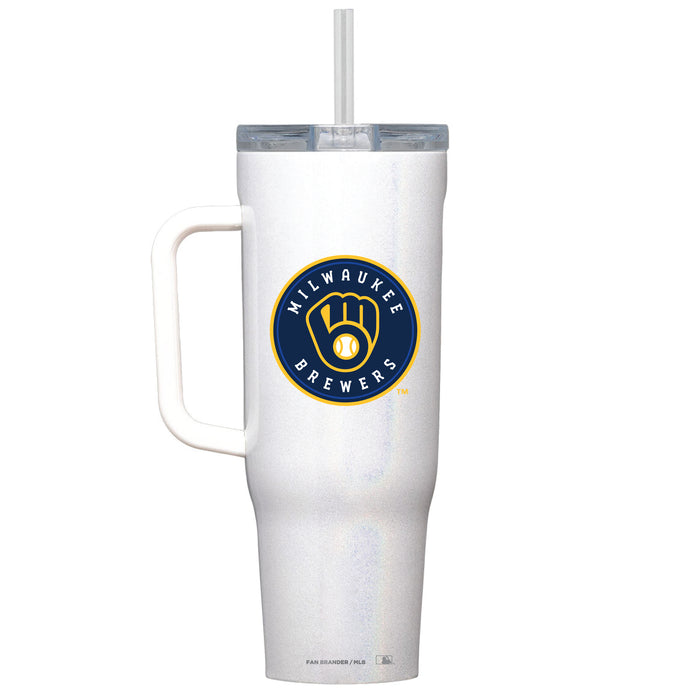 Corkcicle Cruiser 40oz Tumbler with Milwaukee Brewers Primary Logo