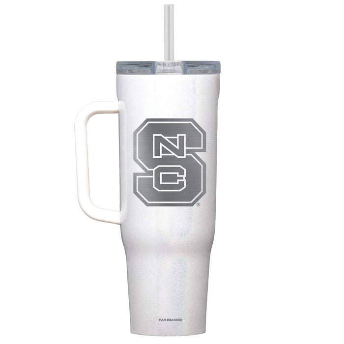 Corkcicle Cruiser 40oz Tumbler with NC State Wolfpack Etched Primary Logo